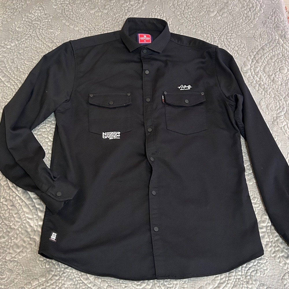 GODSPEED Urban Sports Black Long Sleeve Shirt Mens XL Activity Zero Carbon